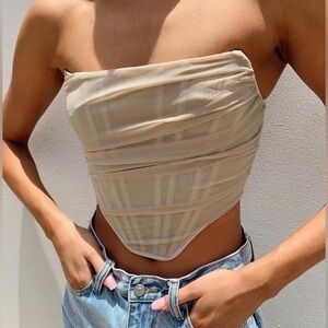 PRINCESS POLLY Avery Bustier Corset Top